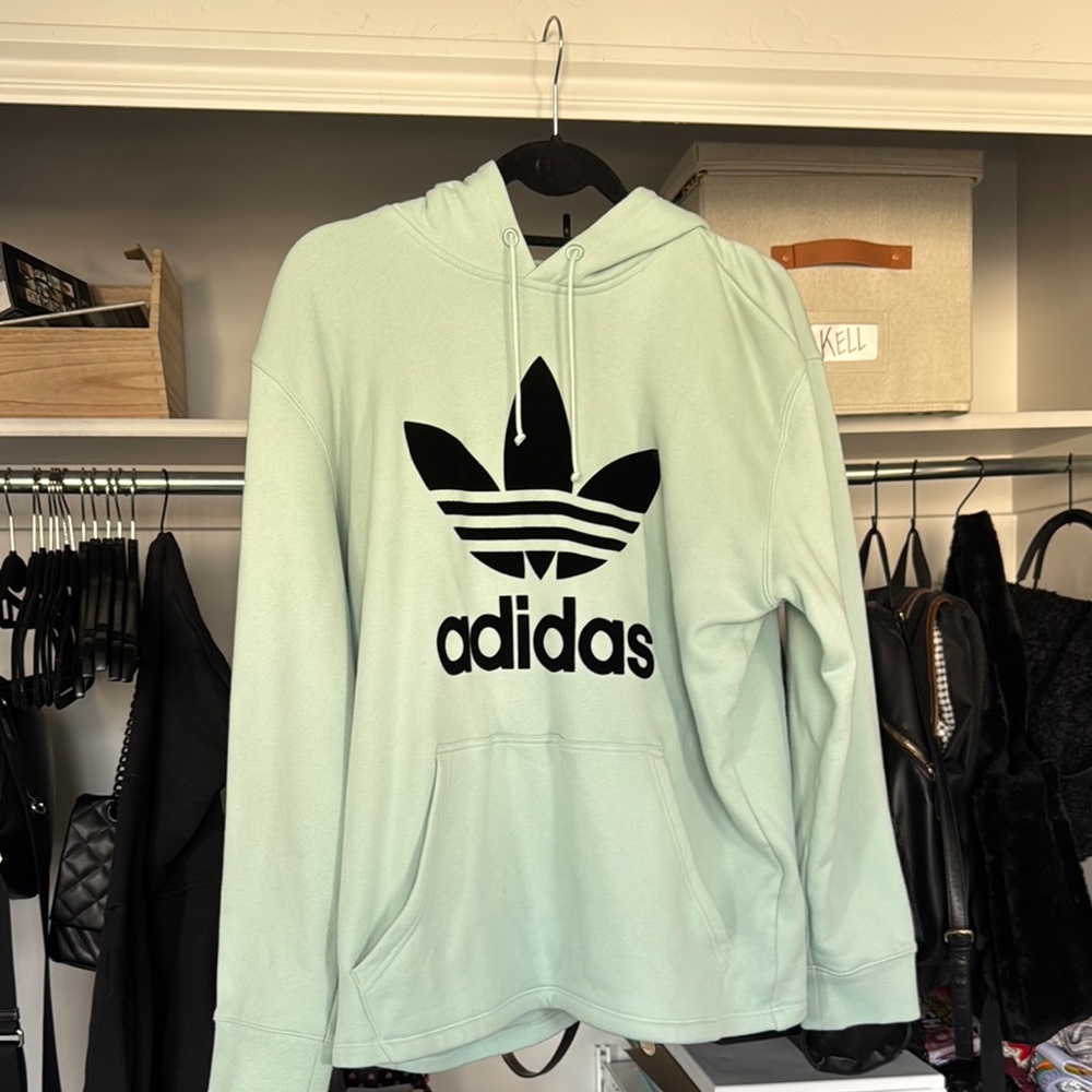 Adidas Mint Green Hoodie